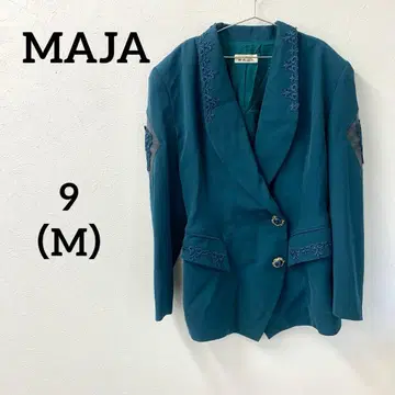 MAJA 자수 빈티지 자켓 골드 버튼
