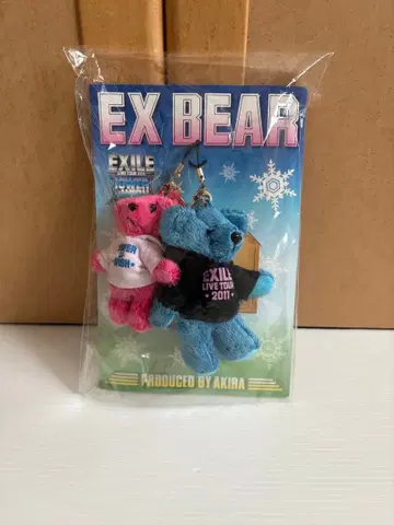 EX BEAR 키체인 봉제 인형