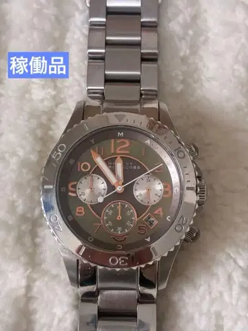 작동품 MARC BY JACOBS 크로노그래프 MBM3250