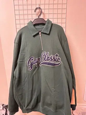 GAP 다크 그린 집업 트레이닝복