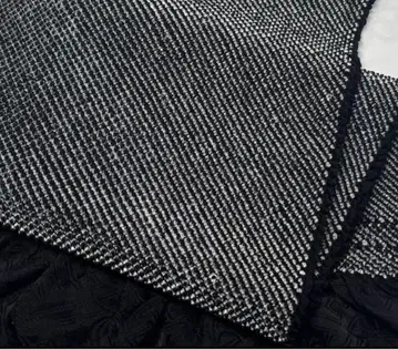 b-003 순수 실크 오비 장식 천 총 조임 후리소데 성인식 블랙