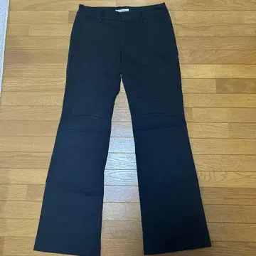 GLACIER 블랙 플레어 팬츠