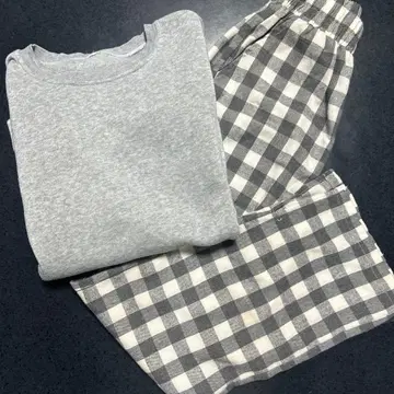 그레이 세트 2점 속기모 트레이닝복