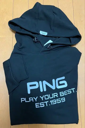 새상품 택 포함 골프 브랜드 PING 긴팔 후드티