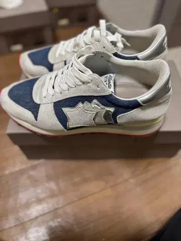 Atlantic Stars 스니커즈, 27cm 블루 앤 실버