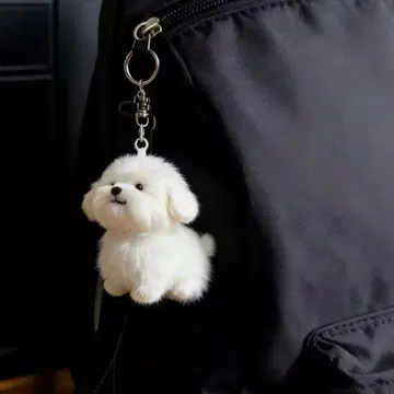 강아지 봉제 인형 키링