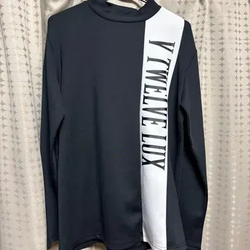 [반값] V TWELVE LX FLINE MOCK 블랙 L