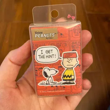 빈티지 피너츠 씰 스티커
