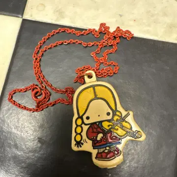 산리오 파티&지미 로켓 펜던트 1976년제 당시 물건 거울 레트로