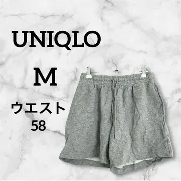 새상품급 UNIQLO [ M ] 맨투맨 숏팬츠 그레이
