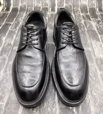 블랙 가죽 드레스 신발