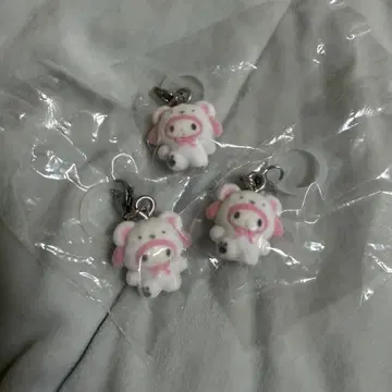 산리오 메지루시 액세서리 포근포근 스노우 마이멜로디