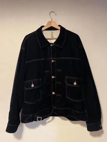 네이비 코듀로이 자켓