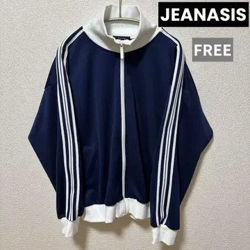 JEANASIS 네이비 트랙 자켓 저지 여성용