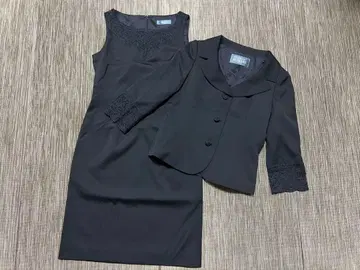 프랑코 페라로 블랙 자켓과 드레스 세트 포멀 3