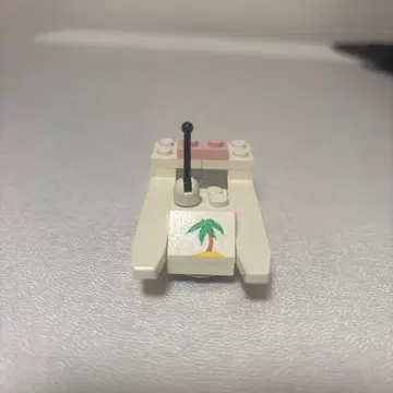 초레어 LEGO 파라디사 소형 보트 야자수 프린트