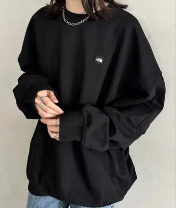 일본 국내 미출시 THE NORTH FACE 원포인트 로고 맨투맨