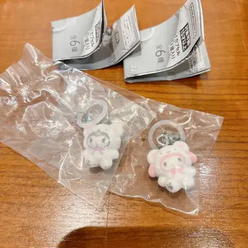 산리오 메지루시 액세서리 포근포근 스노우 쿠로미 마이멜로디