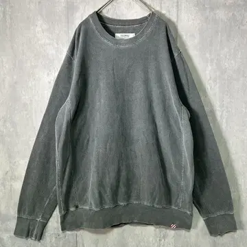 FREEMANS sporting club 빈티지풍 맨투맨 그레이