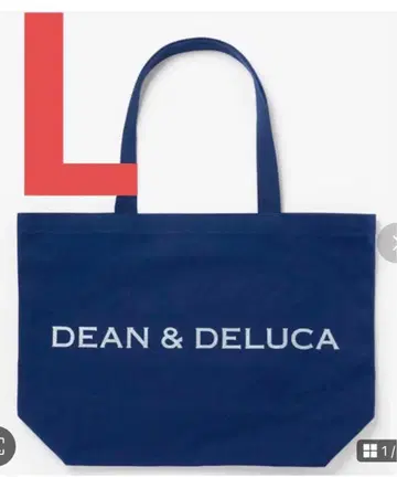 DEAN & DELUCA 딘 & 델루카 자선 토트 라피스 블루 L