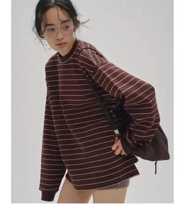 미사용 새상품 TODAYFUL Border Long T-shirts