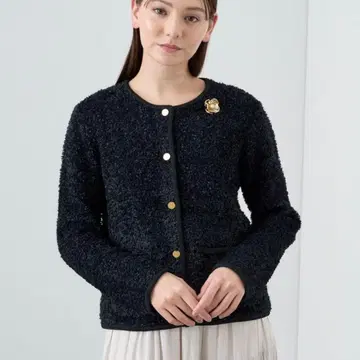 아나이 몰 콤비 포켓 가디건