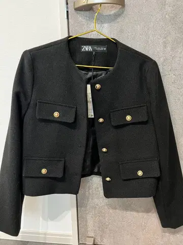 ZARA 노카라 블랙 자켓