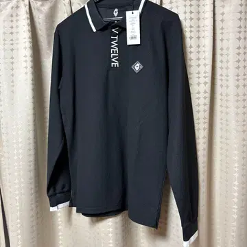 [ 60% 초 OFF ] V TWELVE 블랙 긴팔 피케 셔츠