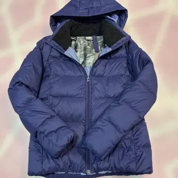 푸마 다운 자켓 네이비