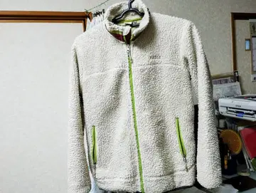 AIGLE 플리스 자켓 크림색