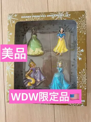WDW 한정판 디즈니 프린세스 크리스마스 트리 오너먼트