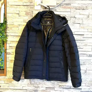 BEAMS HEART 네이비 다운 자켓 S