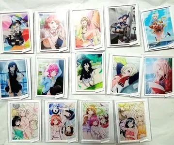 제비뽑기당 니지가사키 학원 스쿨 아이돌 동호회 미니 아크릴 스탠드 세트