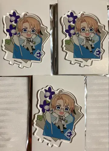 헤타리아 아니카페 편지 아크릴 스탠드 3개 세트 미국