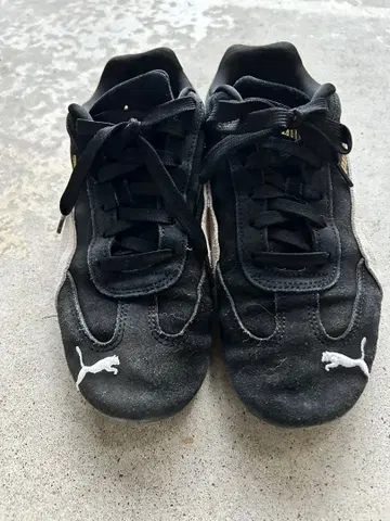 PUMA 스웨이드 스니커즈 블랙 24.5