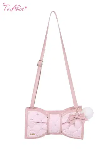 ToAlice 펄 퀼팅 빅 리본 백