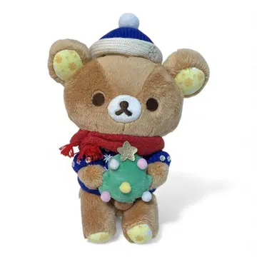 리락쿠마 2020 크리스마스 봉제 인형 산엑스