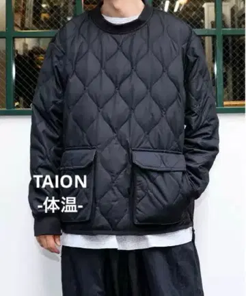 TAION 체온 다운 밀리터리 풀오버