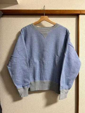 라이트 블루 양 V 가제트 트레이닝복 복각