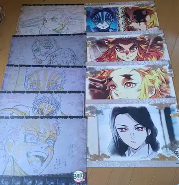 귀멸의 칼날 ufotable 카페 런치 매트