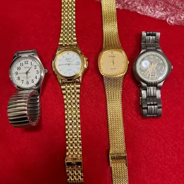 여성용 손목시계 세트 4점