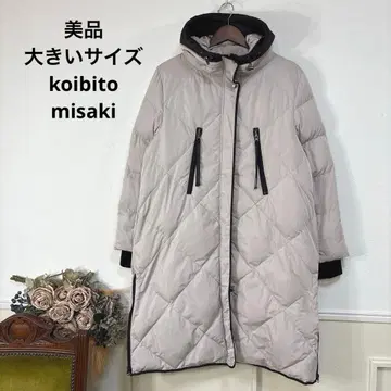 새상품급 빅 사이즈 koibito misaki 연인 다운 코트