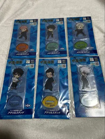 주술회전 라운드원 한정판 아크릴 스탠드 세트