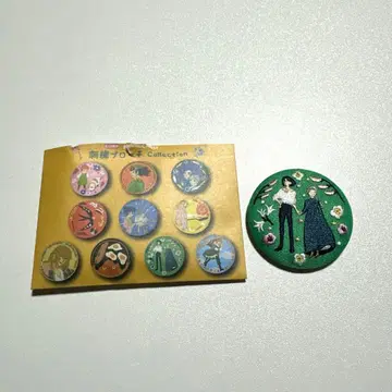 하울의 움직이는 성 자수 브로치