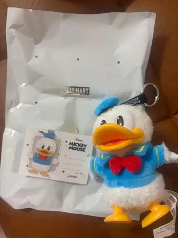 팝마트 디즈니 도날드 봉제 인형 키체인