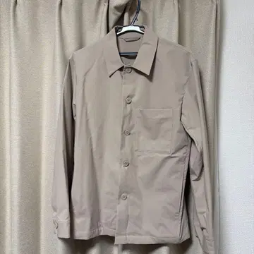 [ 시착만 한 상품 ] UNIQLO 감동 셔츠 자켓 베이지 S