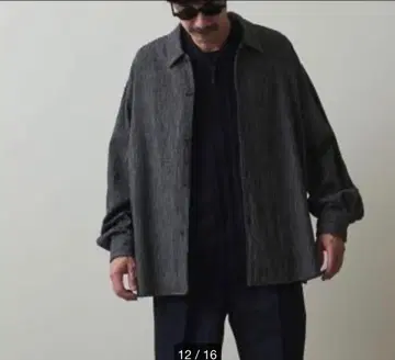 Steven Alan DRY/NEL CHECK TURNOVER 셔츠