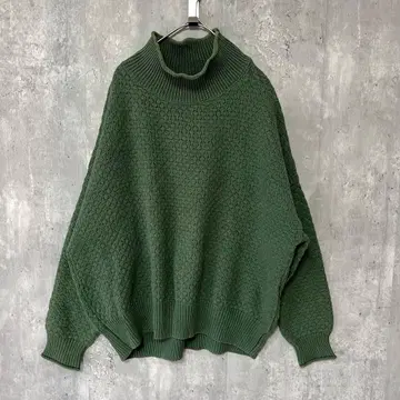 studio CLIP 하이넥 니트 스웨터 심플 캐주얼