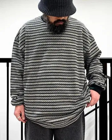 COOTIE PRODUCTIONS Jacquard Border L/S
