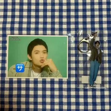 M!LK 사노 하야토 생일 기념 아크링 키링 사인 브로마이드